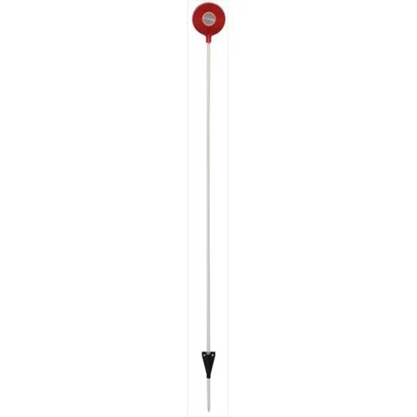 Nuvue 2663 360 Dergee Telescopic Round Lens; Red & White - 46 In., Nuvue Products, Mfr#: 2663